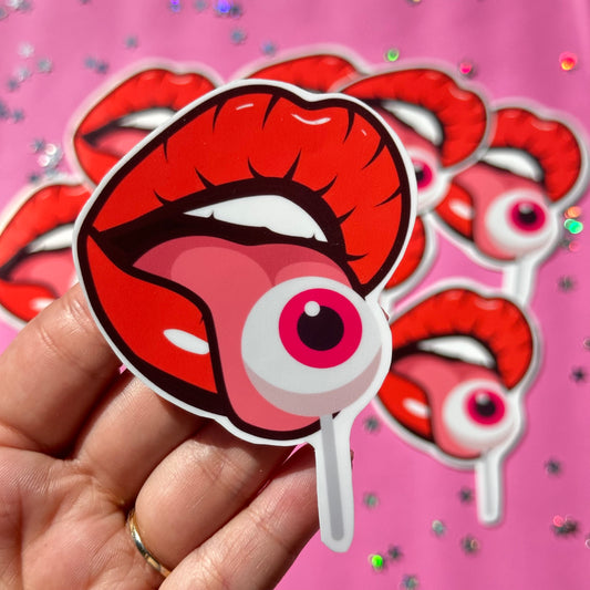 Eyeball Lolly Stickers