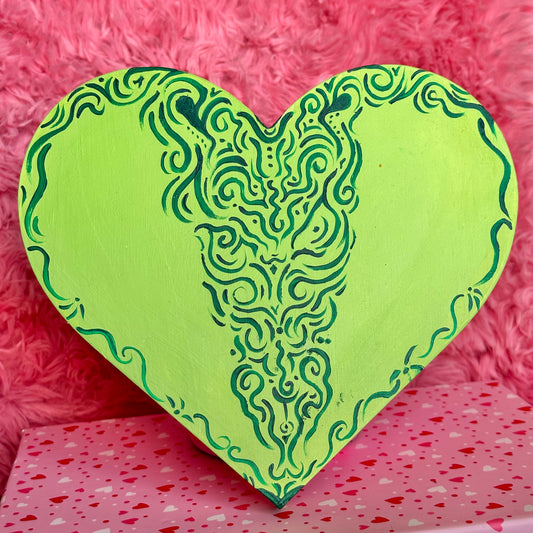 Green Fantasy Heart