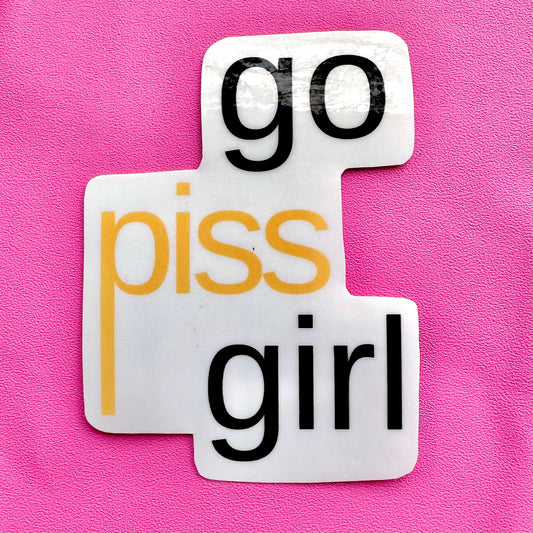 Go Piss Girl Stickers