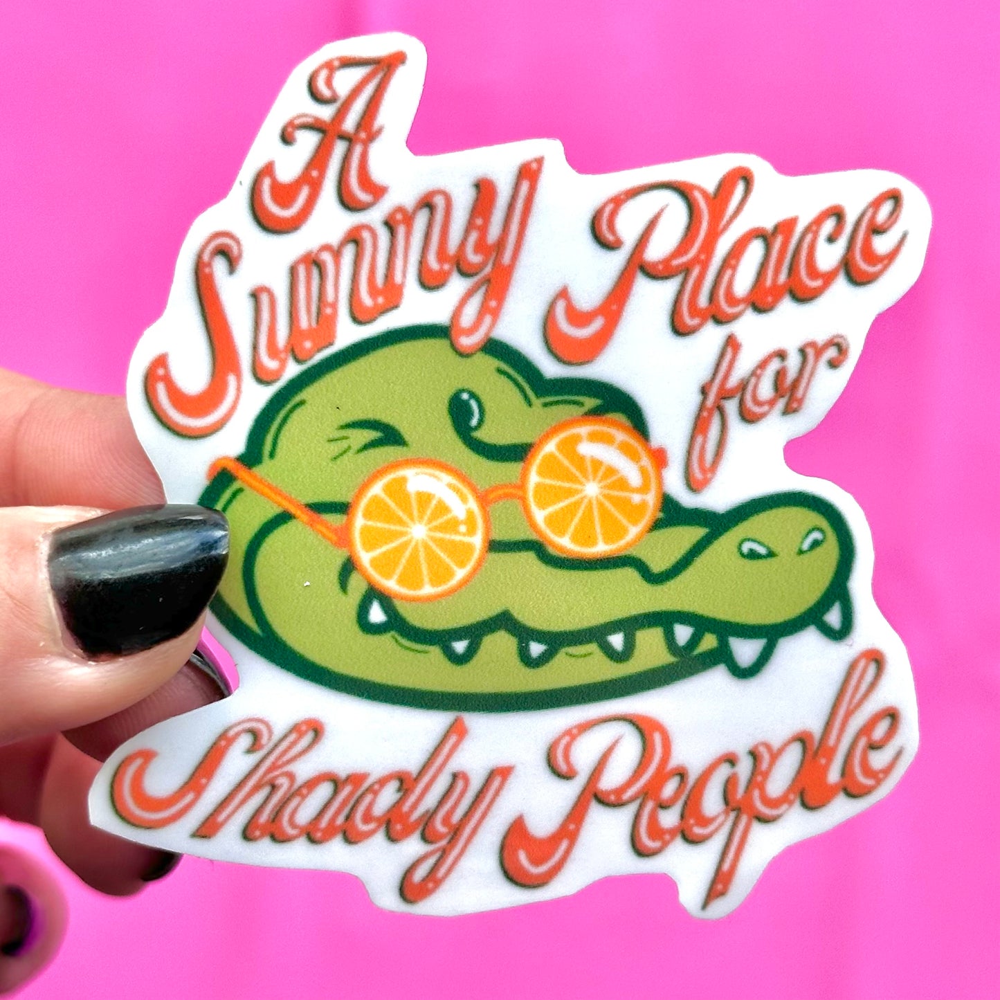 A sunny place for shady people Stickers